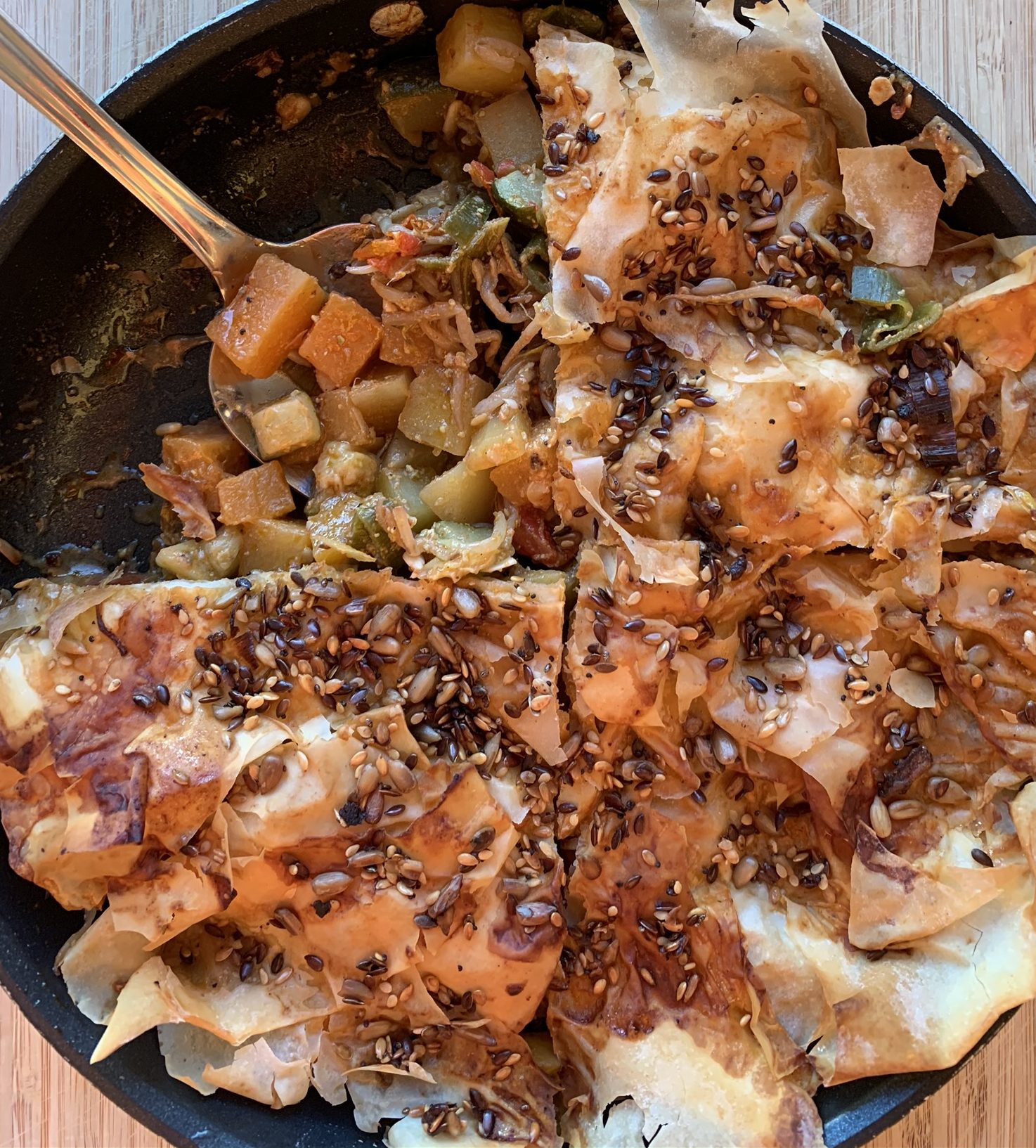 Pan Vegetable Pie | Veganit